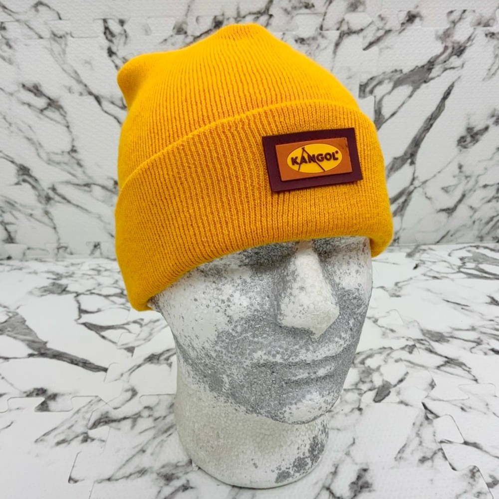 Men's Kangol Mustard Casual Beanies NWT